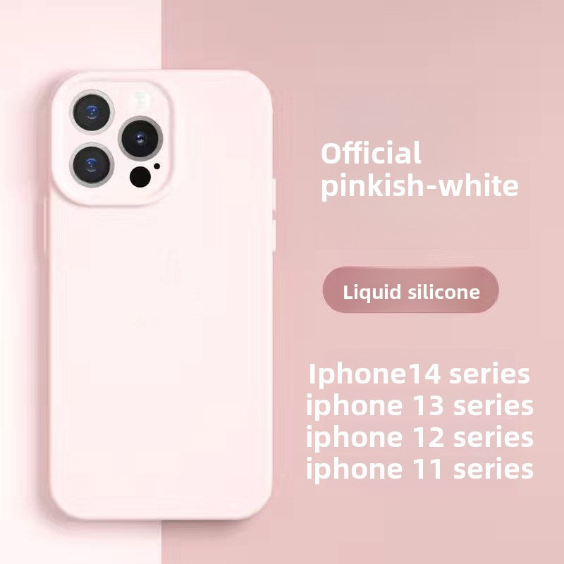 Liquid Silicone Full-Cover Protective Case for iPhone