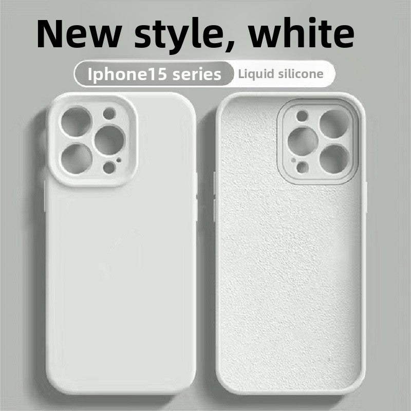 Liquid Silicone Full-Cover Protective Case for iPhone
