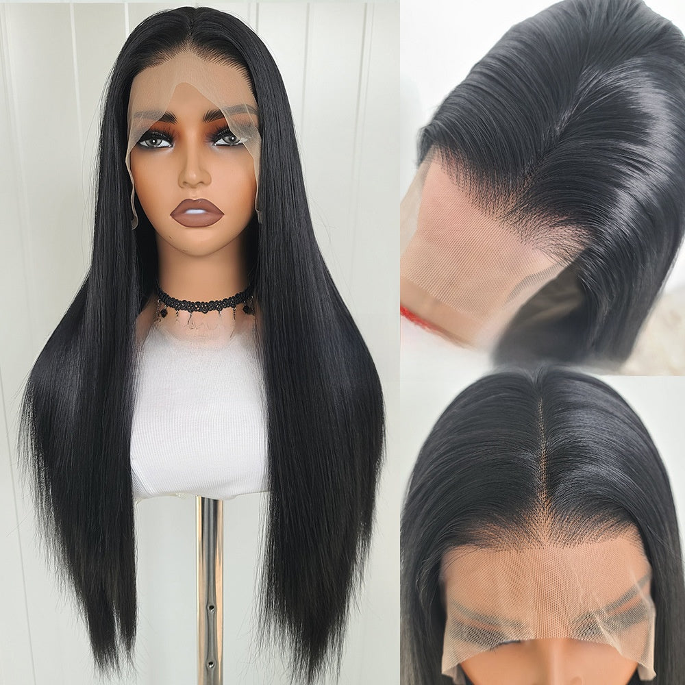 Synthetic Lace Front Wig with Natural Hairline