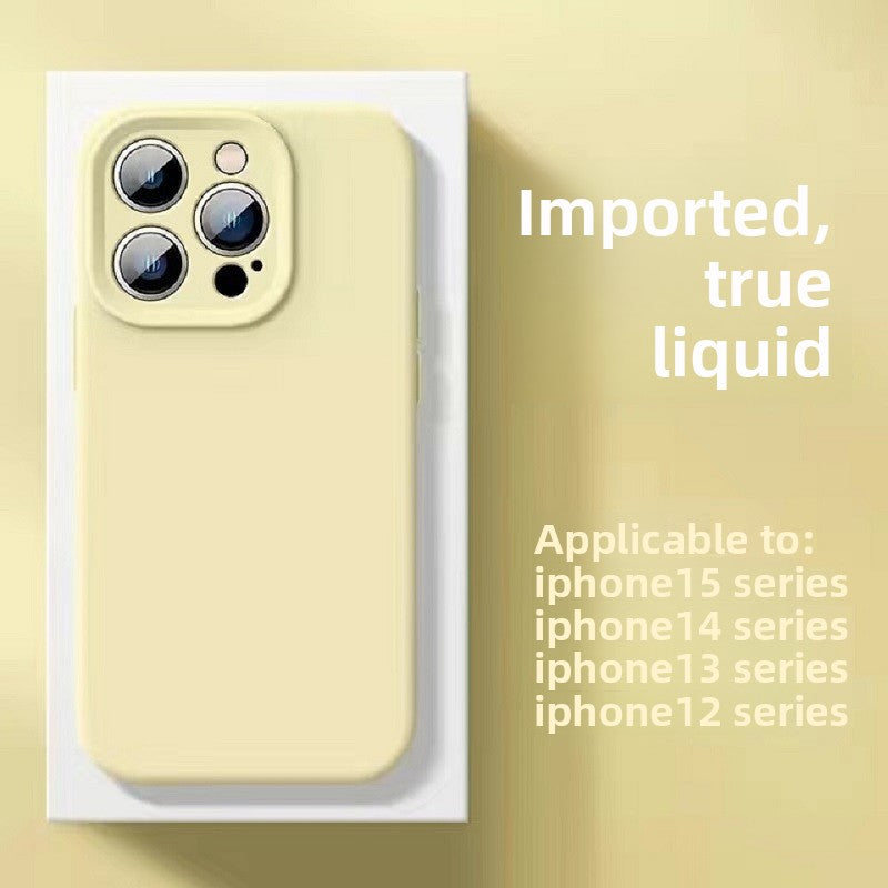 Liquid Silicone Full-Cover Protective Case for iPhone