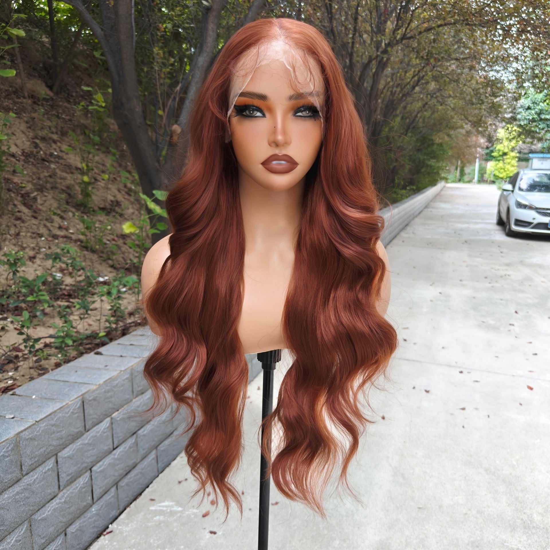 Lace Front Wavy Long Curly Wig