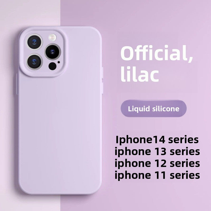 Liquid Silicone Full-Cover Protective Case for iPhone