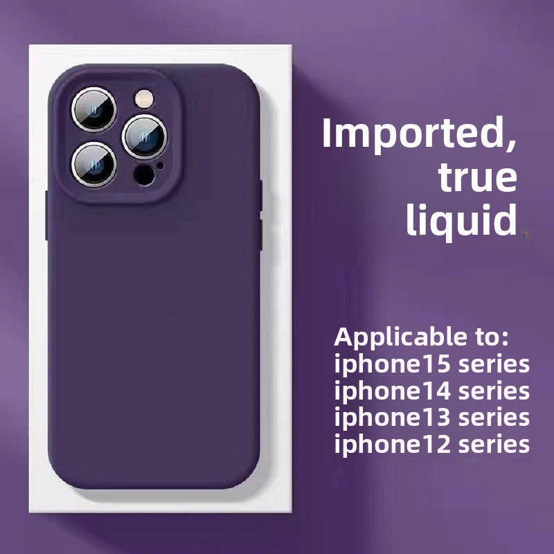 Liquid Silicone Full-Cover Protective Case for iPhone