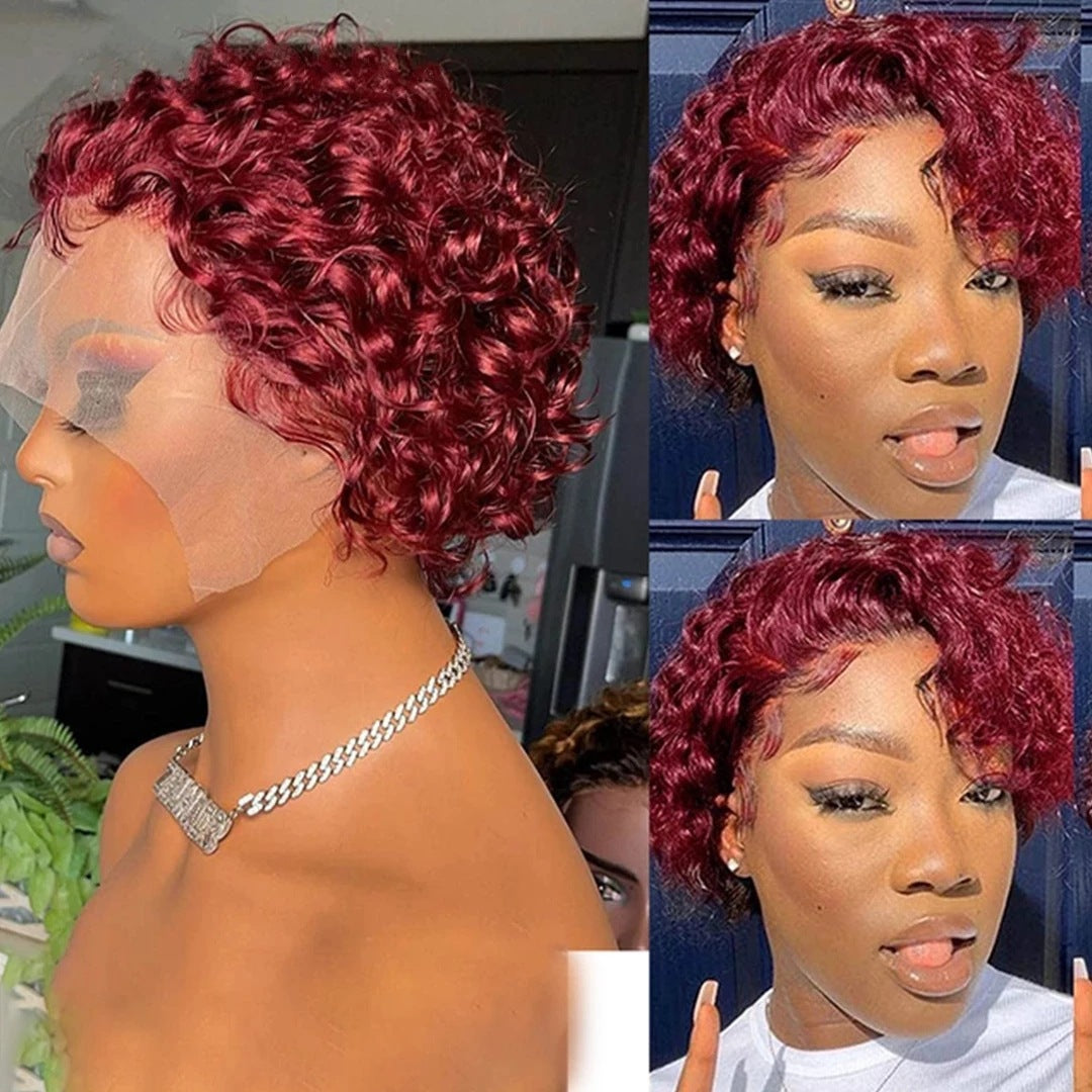 Short African Small Curly Wig