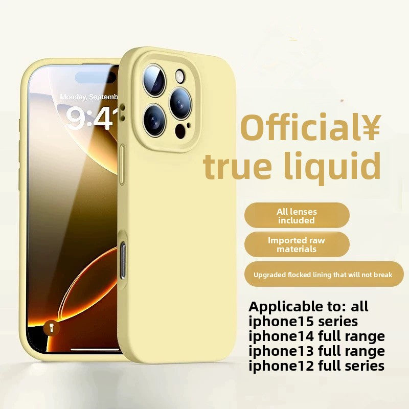 Liquid Silicone Full-Cover Protective Case for iPhone