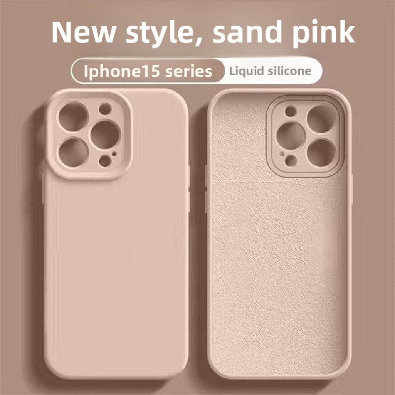 Liquid Silicone Full-Cover Protective Case for iPhone
