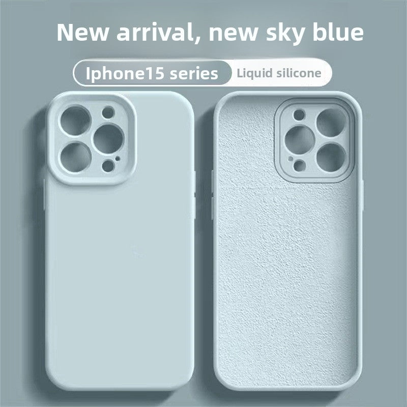 Liquid Silicone Full-Cover Protective Case for iPhone