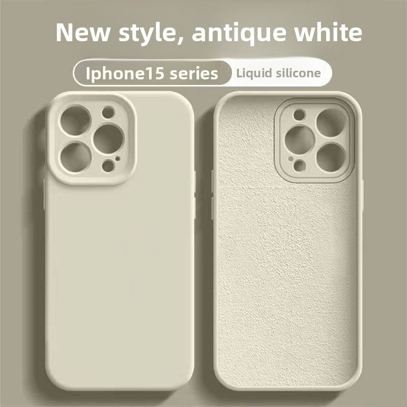 Liquid Silicone Full-Cover Protective Case for iPhone