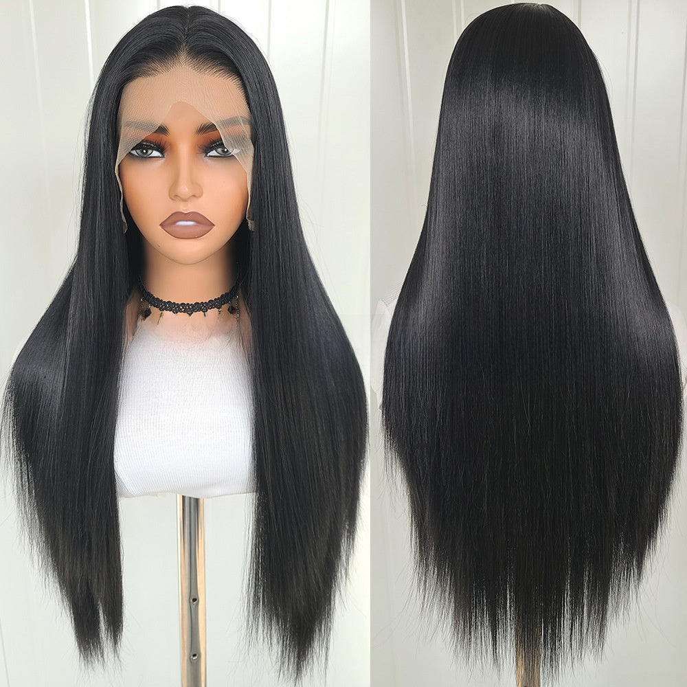 Synthetic Lace Front Wig with Natural Hairline