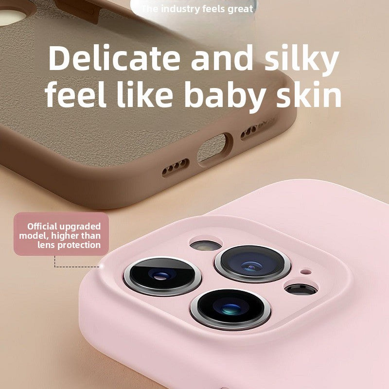 Liquid Silicone Full-Cover Protective Case for iPhone